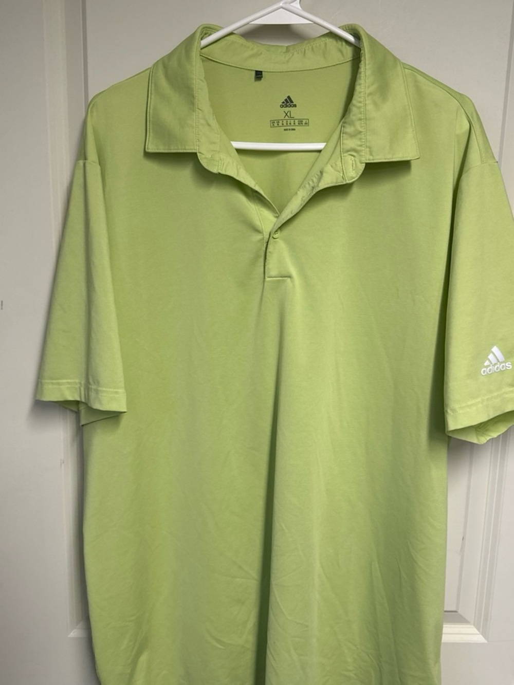 adidas Light Green Men's Polo Shirt size xl x large